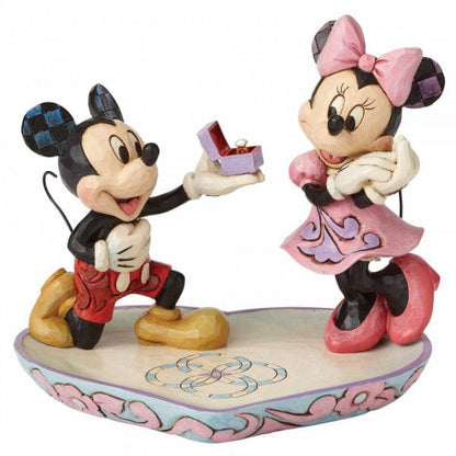 Disney Traditions A Magical Moment - Mickey Mouse Proposing to Minnie Mouse Figurine 4055436