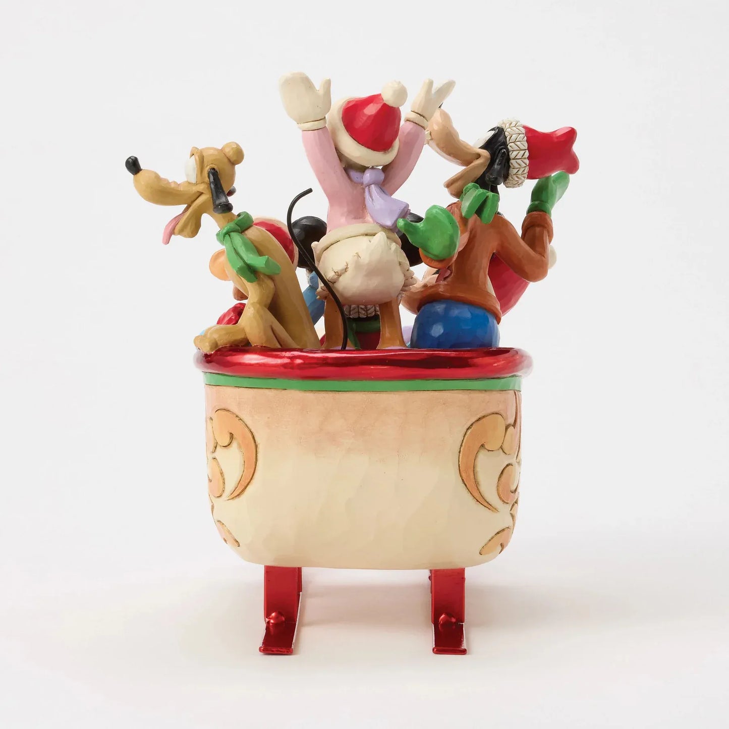 Disney Traditions A Sleigh Full of Joy (Mickey & Friends Sled) Figurine By Jim Shore 6016883