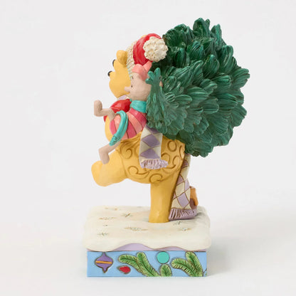 Disney Traditions A Tree For Two (Winnie the Pooh & Piglet With Christmas Tree) Figurine By Jim Shore 6016886