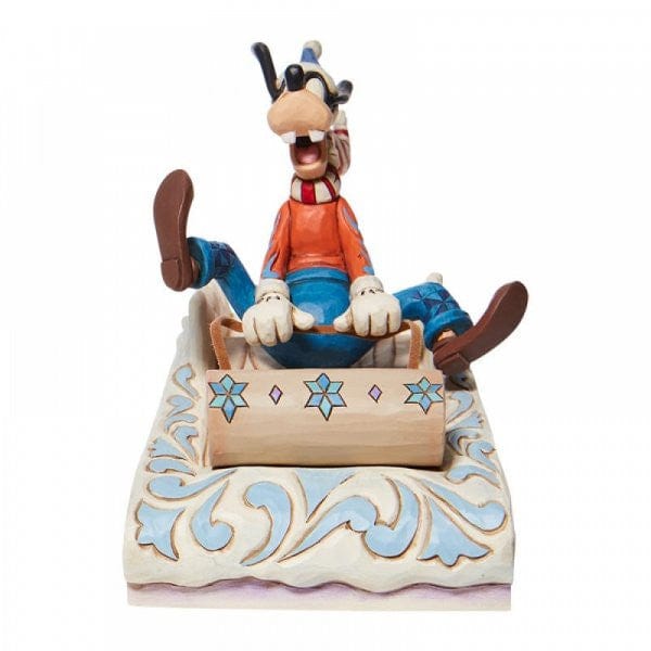 Disney Traditions A Wild Ride - Goofy Sledding Figurine 6008974
