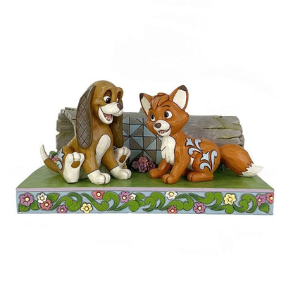 Disney Traditions An Unlikely Friendship Fox & Hound Figurine By Jim Shore