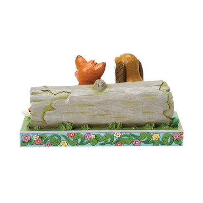 Disney Traditions An Unlikely Friendship Fox & Hound Figurine By Jim Shore