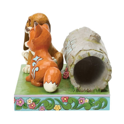 Disney Traditions An Unlikely Friendship Fox & Hound Figurine By Jim Shore