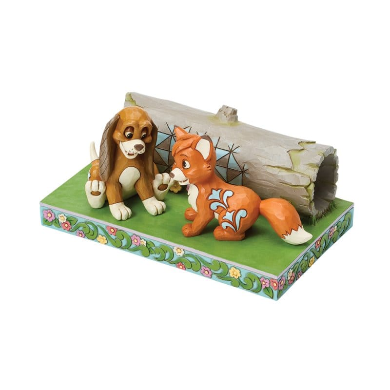 Disney Traditions An Unlikely Friendship Fox & Hound Figurine By Jim Shore
