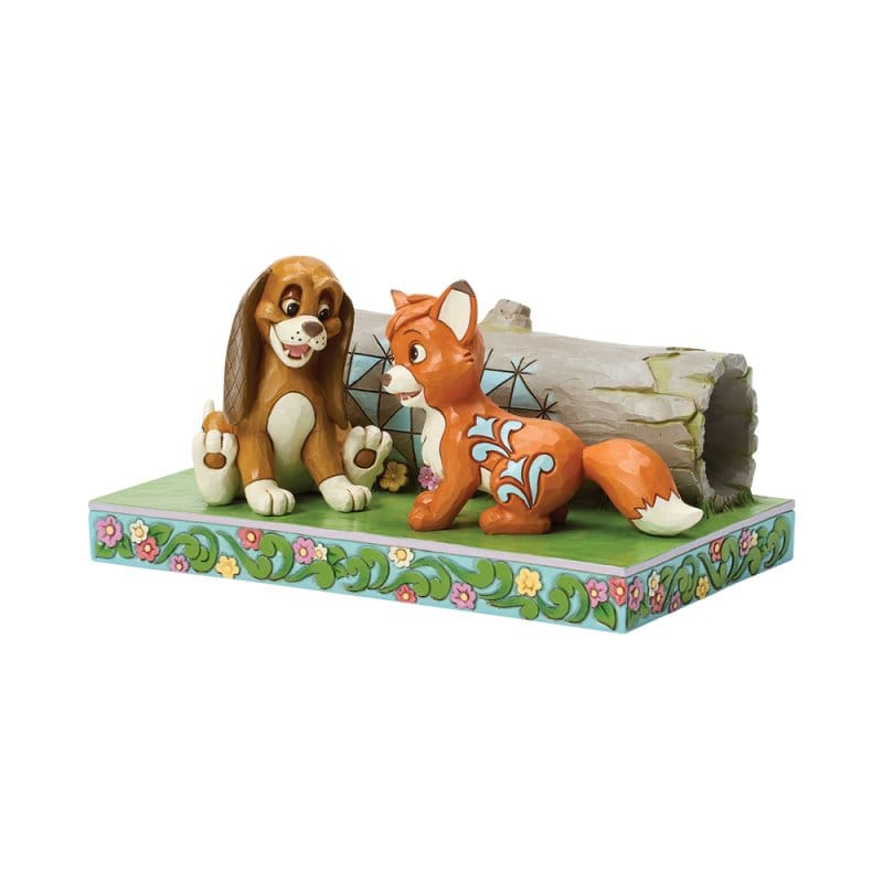 Disney Traditions An Unlikely Friendship Fox & Hound Figurine By Jim Shore