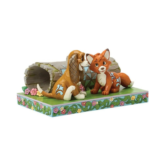 Disney Traditions An Unlikely Friendship Fox & Hound Figurine By Jim Shore