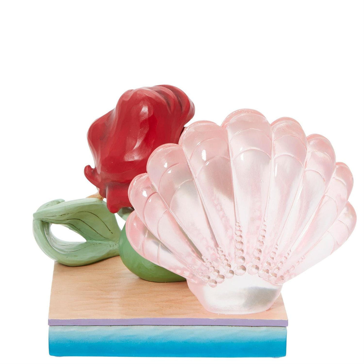 Disney Traditions Ariel with Clear Resin Shell Figurine By Jim Shore 6011923