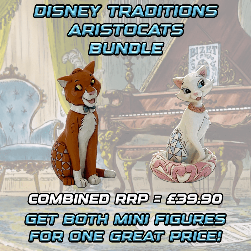 Disney Traditions Aristocats Set of 2 Mini Figures - Duchess & Thomas O'Malley