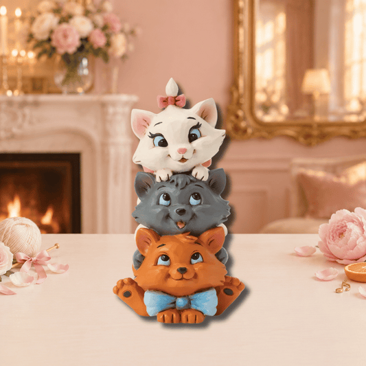 Disney Traditions Aristocats Stacked Mini Figurine By Jim Shore