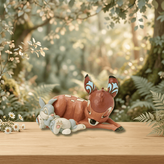 Disney Traditions Bambi and Thumper Sleepy Mini Figurine by Jim Shore