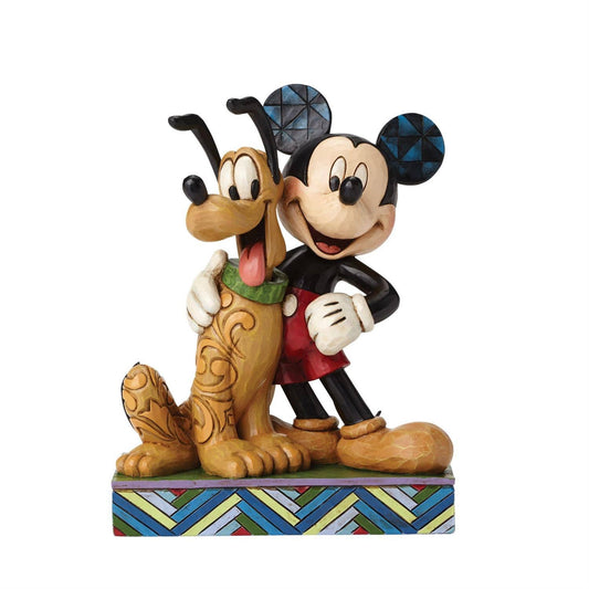 Disney Traditions Best Pals - Mickey Mouse & Pluto Figurine 4048656