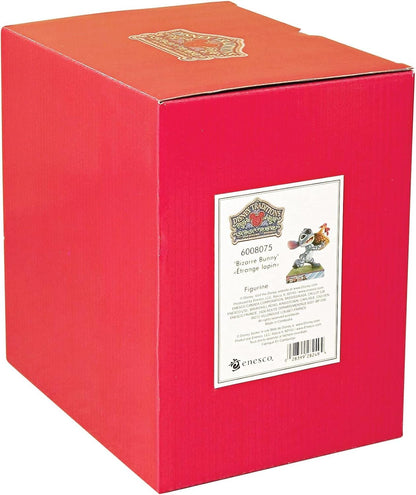 Disney Traditions Bizarre Bunny - Stitch Running off with Easter Basket Figurine by Jim Shore