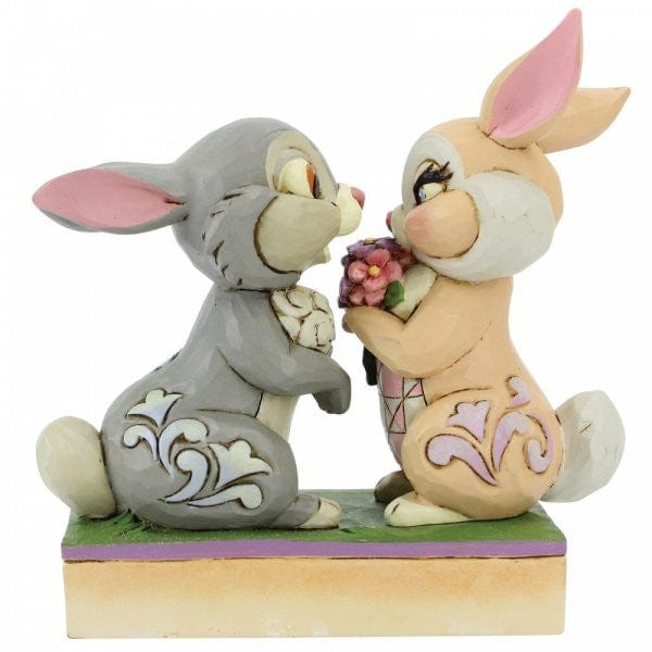 Disney Traditions Bunny Bouquet - Thumper & Blossom Figurine 6005963