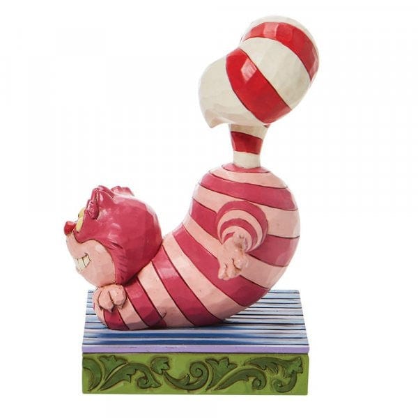 Disney Traditions Candy Cane Cheer - Cheshire Cat Cane Tail Figurine 6008984