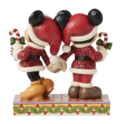 Disney Traditions Candy Cane Christmas (Mickey & Minnie With Candy Canes) Figurine By Jim Shore 6016882