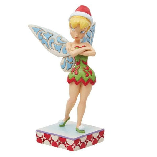 Disney Traditions Cheeky Christmas Pixie Tinker Bell Christmas Figurine by Jim Shore 6013063 Disney Traditions Cheeky Christmas Pixie Tinker Bell Christmas Figurine by Jim Shore 6013063