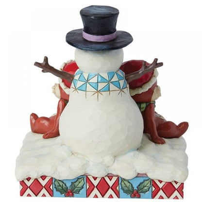 Disney Traditions Chip ‘n’ Dale with Snowman Figurine by Jim Shore 6015006