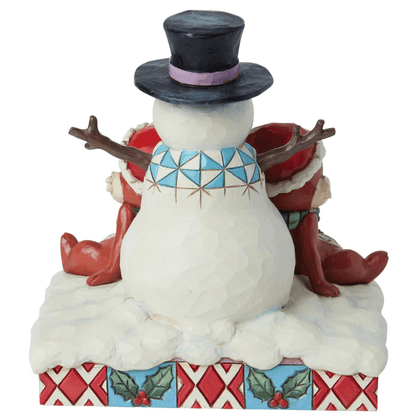 Disney Traditions Chip ‘n’ Dale with Snowman Figurine by Jim Shore 6015006