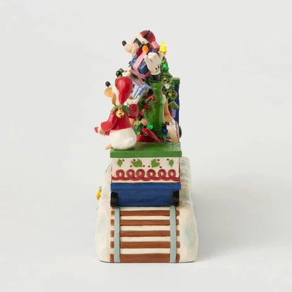 Disney Traditions Christmas Cheer On Track (Mickey & Friends LED Musical Train) Figurine By Jim Shore 6014996