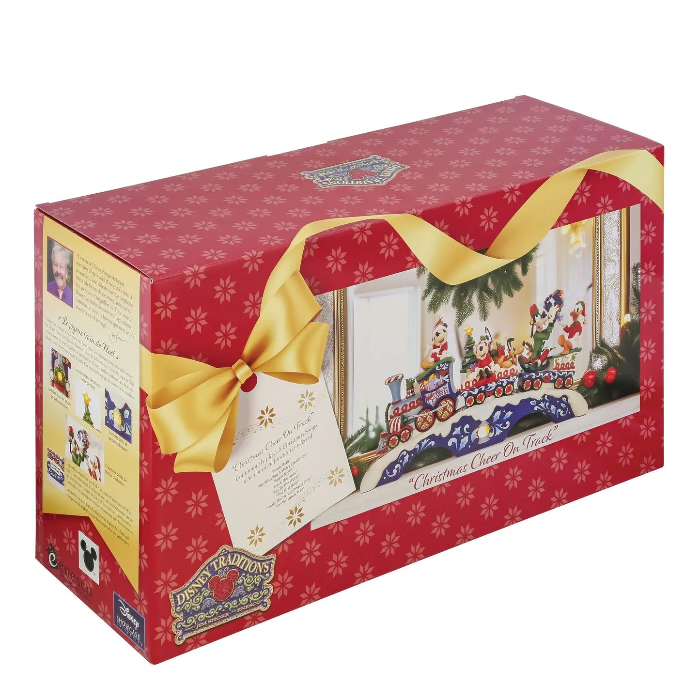 Disney Traditions Christmas Cheer On Track (Mickey & Friends LED Musical Train) Figurine By Jim Shore 6014996