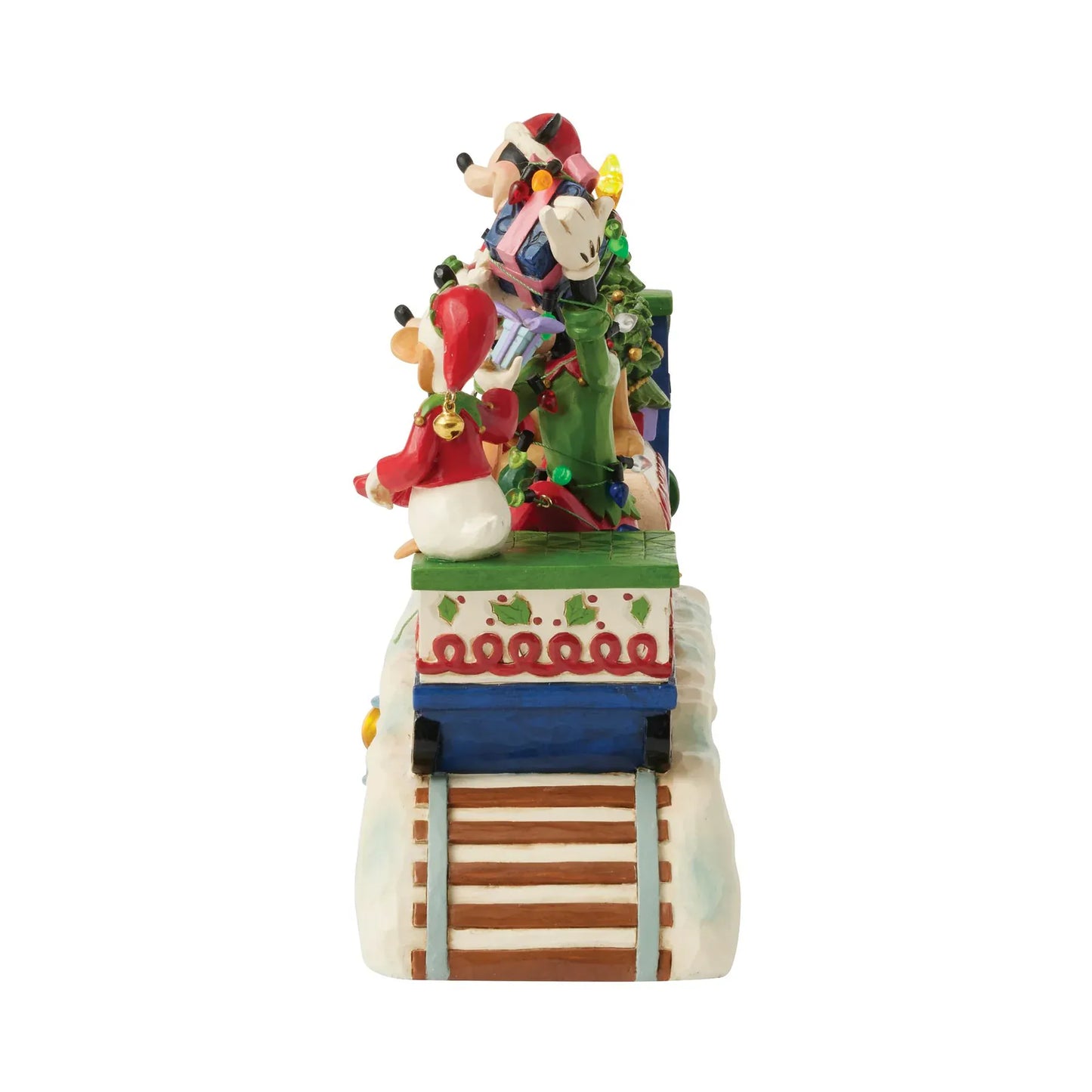 Disney Traditions Christmas Cheer On Track (Mickey & Friends LED Musical Train) Figurine By Jim Shore 6014996