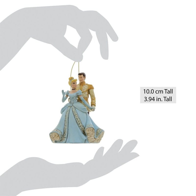 Disney Traditions Cinderella & Prince Hanging Ornament By Jim Shore 6017549