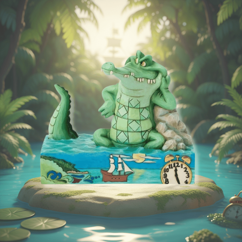 Disney Traditions Crocodile Peter Pan Figurine by Jim Shore