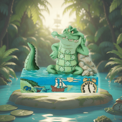 Disney Traditions Crocodile Peter Pan Figurine by Jim Shore