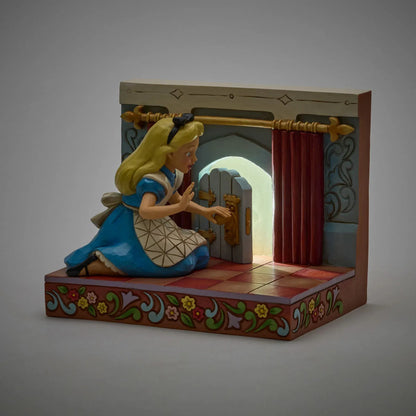 Disney Traditions Curiouser & Curiouser (Alice LED Wonderland Door) Figurine By Jim Shore 6016902