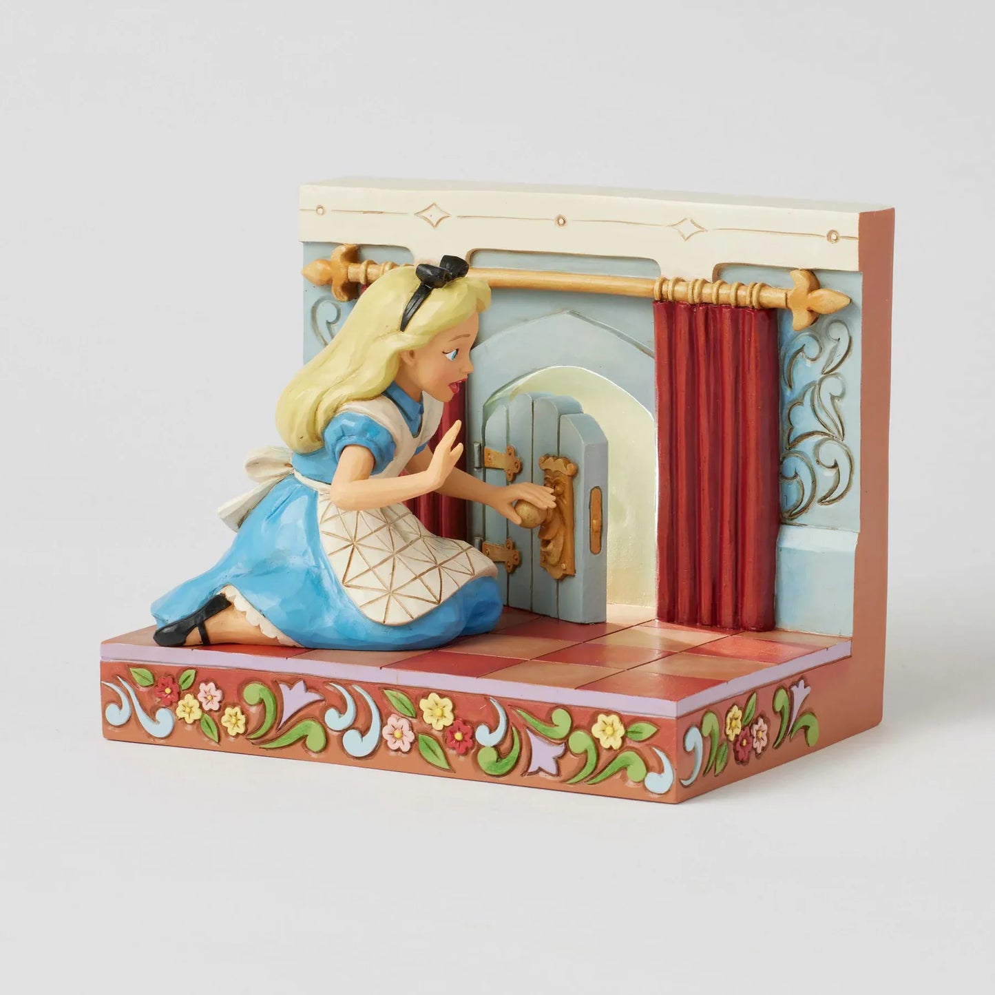 Disney Traditions Curiouser & Curiouser (Alice LED Wonderland Door) Figurine By Jim Shore 6016902