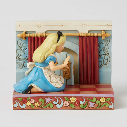 Disney Traditions Curiouser & Curiouser (Alice LED Wonderland Door) Figurine By Jim Shore 6016902