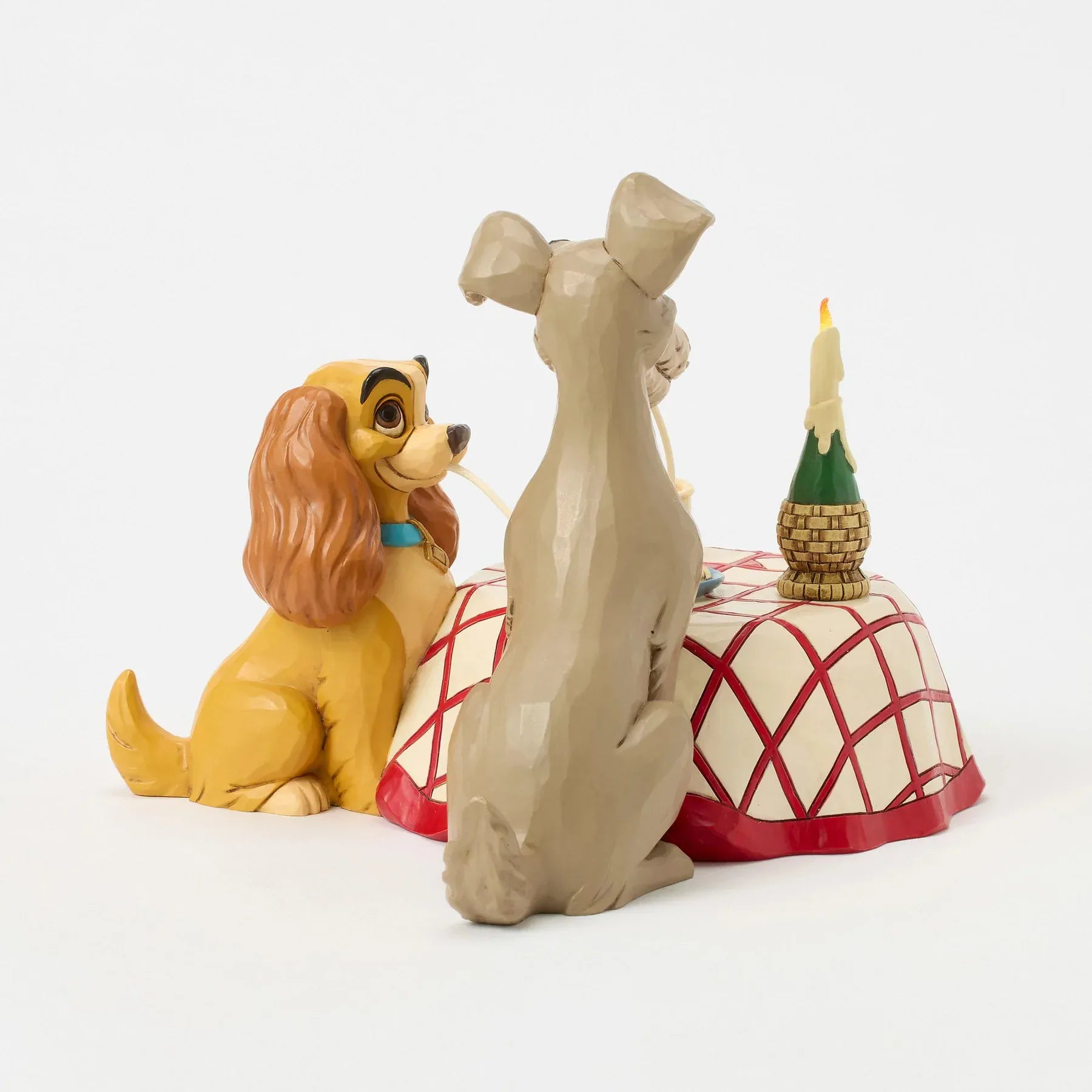 Disney Traditions Dinner for Two Lady & the Tramp Spaghetti Figurine By Jim Shore