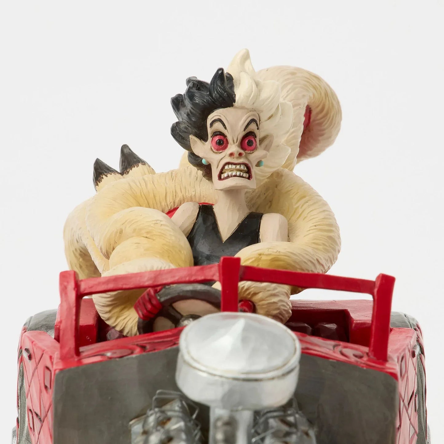 Disney Traditions Driving De Vil-ishly Cruella in Musical Car Figurine By Jim Shore