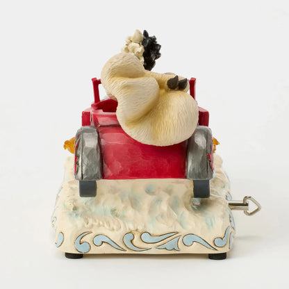 Disney Traditions Driving De Vil-ishly Cruella in Musical Car Figurine By Jim Shore
