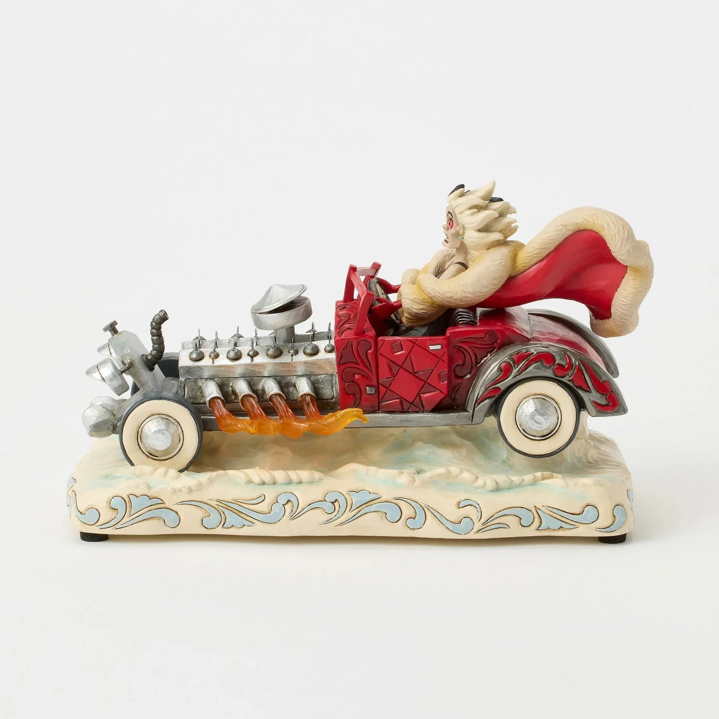 Disney Traditions Driving De Vil-ishly Cruella in Musical Car Figurine By Jim Shore