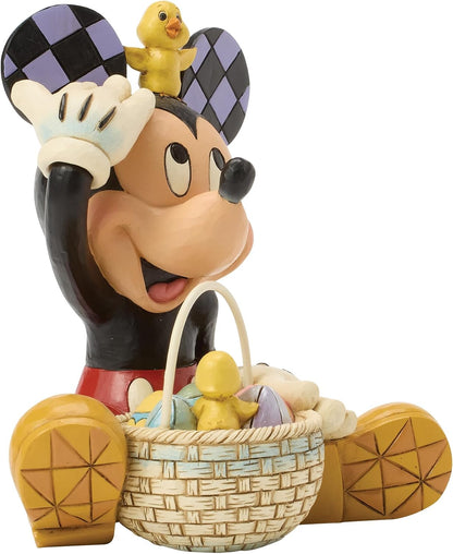 Disney Traditions Easter Surprise Mickey Easter Basket Surprise Figurine By Jim Shore