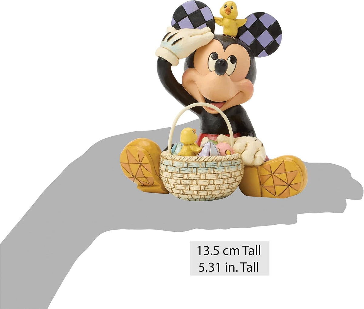 Disney Traditions Easter Surprise Mickey Easter Basket Surprise Figurine By Jim Shore