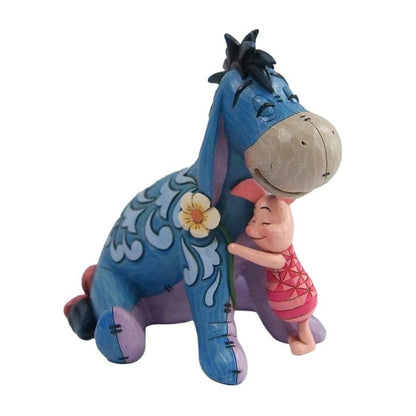 Disney Traditions Eeyore and Piglet Hug Figurine by Jim Shore