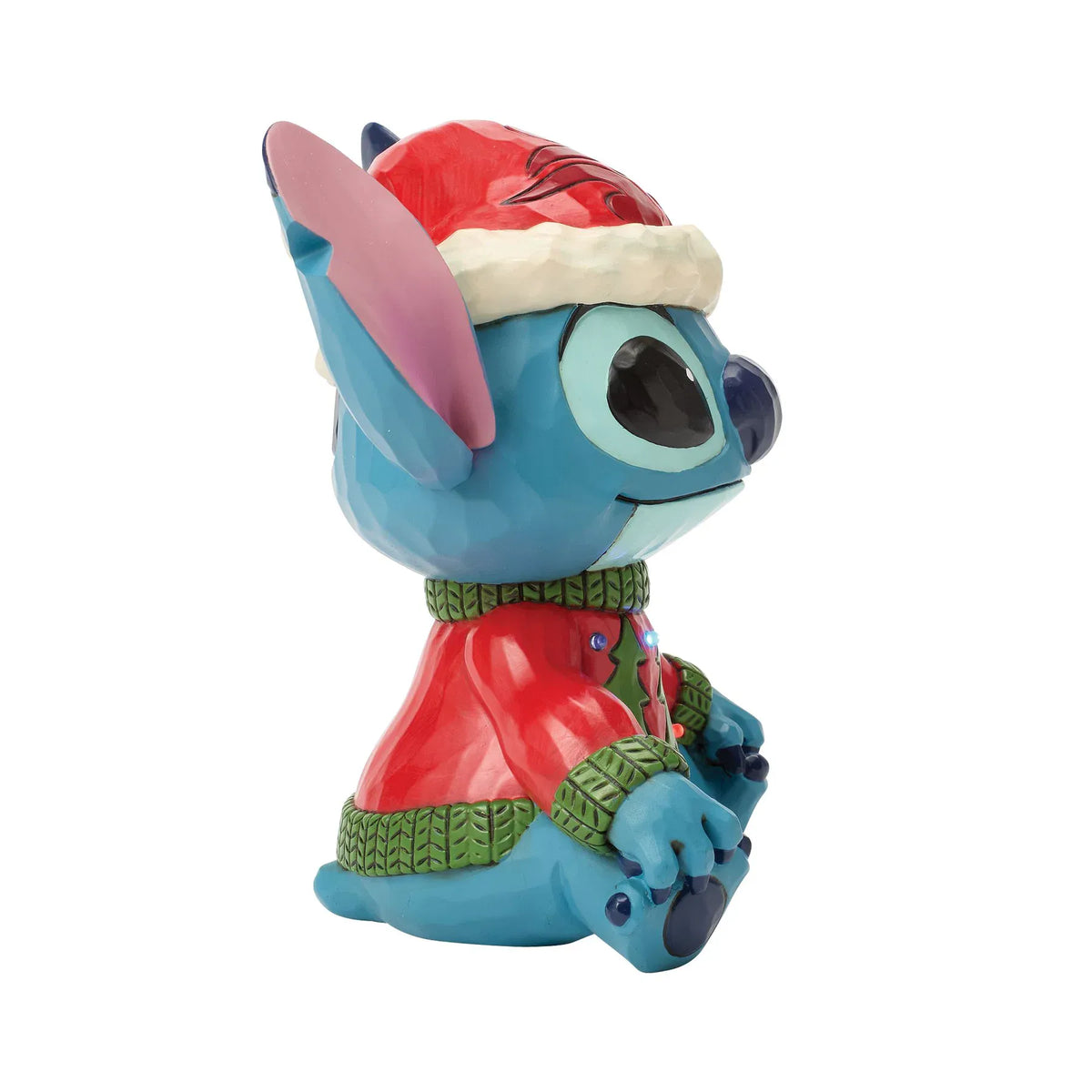 Disney Traditions Feeling Jolly and a Little Naughty (Stitch Sweater LED) Figurine by Jim Shore