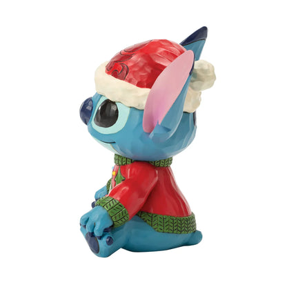 Disney Traditions Feeling Jolly and a Little Naughty (Stitch Sweater LED) Figurine by Jim Shore