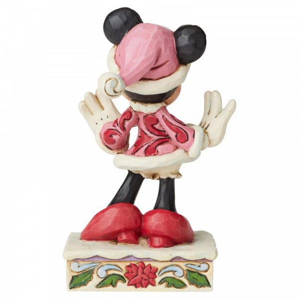 Disney Traditions Festive Fashionista - Minnie Mouse Christmas Figurine 6002843
