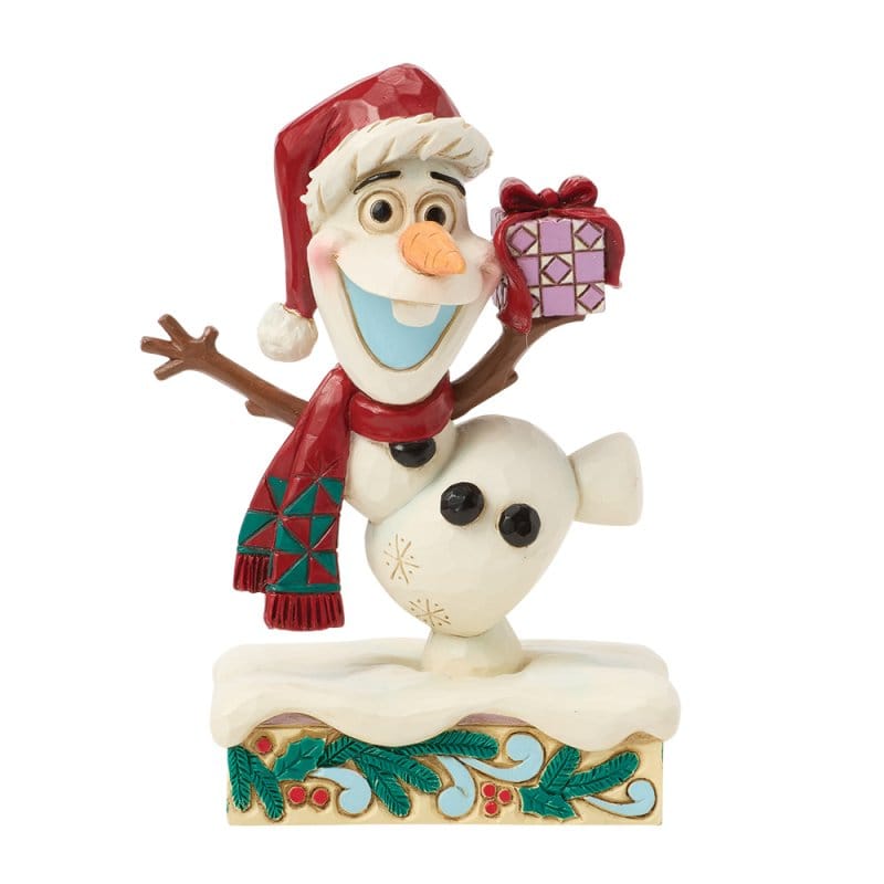 Disney Traditions Festive Frost Christmas Olaf Figurine By Jim Shore 6016888