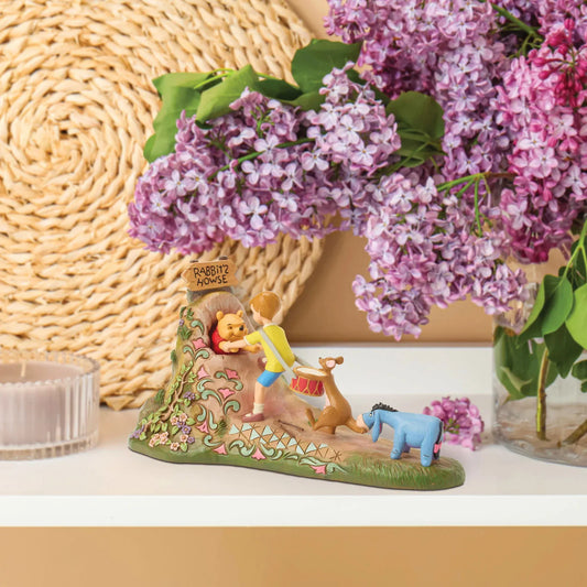 Disney Traditions Friends To The Rescue Pooh & Friends Anniversary Figurine By Jim Shore