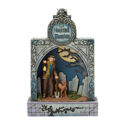 Disney Traditions Ghostly Graveyard Guardian (Haunted Mansion Diarama) Figurine By Jim Shore 6017932