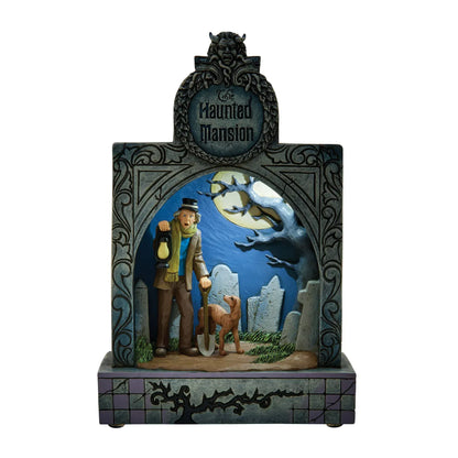 Disney Traditions Ghostly Graveyard Guardian (Haunted Mansion Diarama) Figurine By Jim Shore 6017932