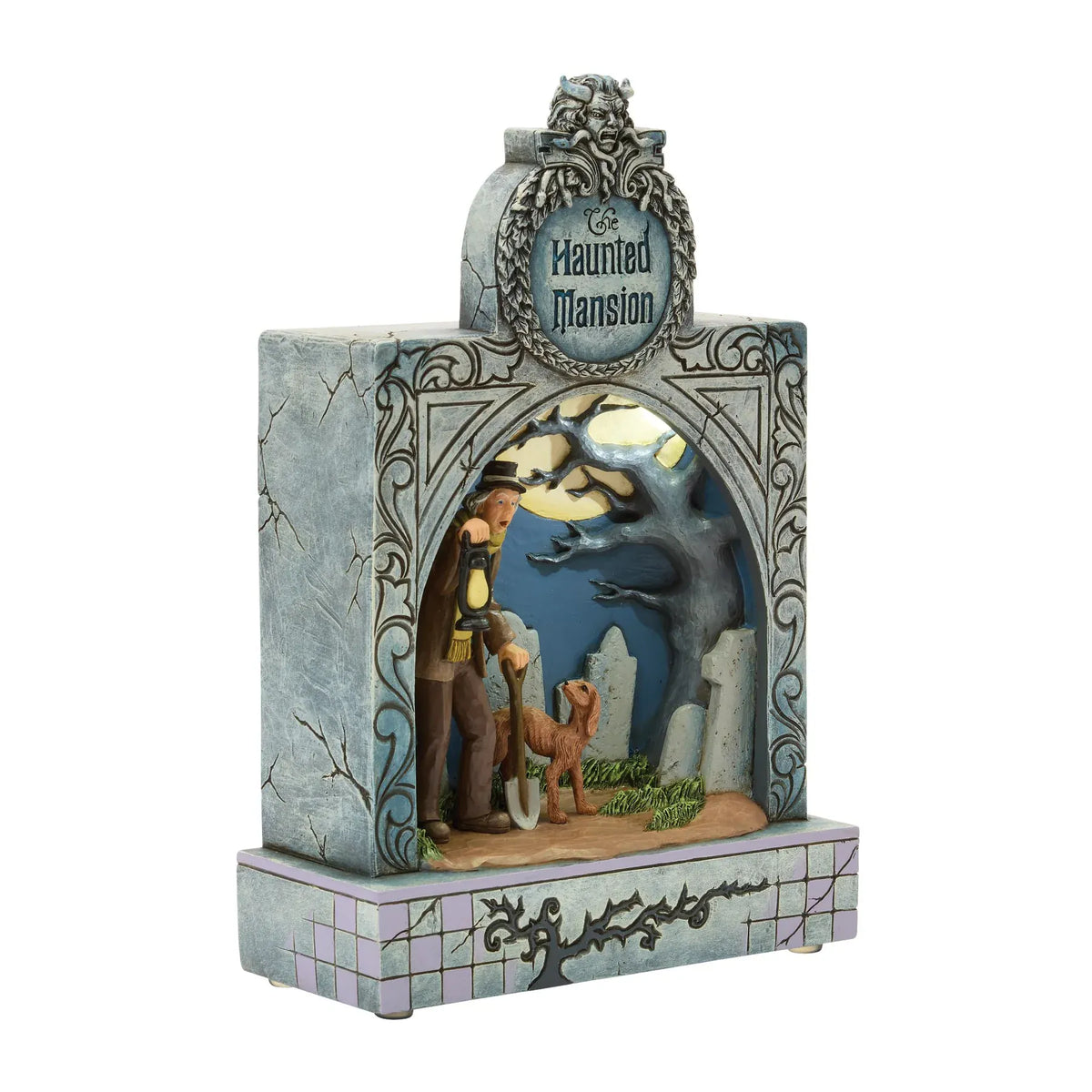 Disney Traditions Ghostly Graveyard Guardian (Haunted Mansion Diarama) Figurine By Jim Shore 6017932