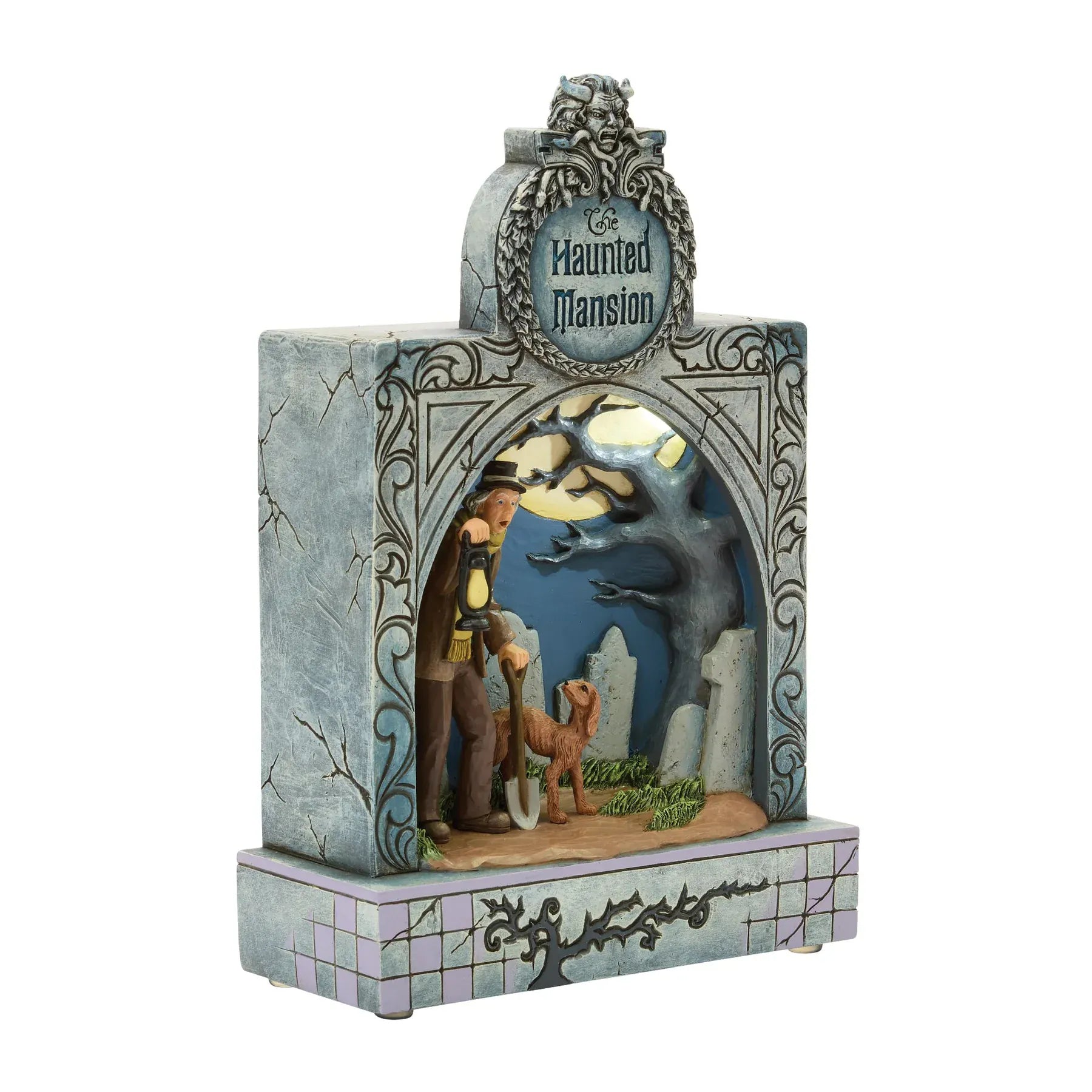 Disney Traditions Ghostly Graveyard Guardian (Haunted Mansion Diarama) Figurine By Jim Shore 6017932