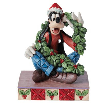 Disney Traditions Goofy Christmas Figurine by Jim Shore