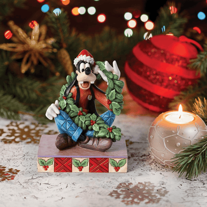 Disney Traditions Goofy Christmas Figurine by Jim Shore