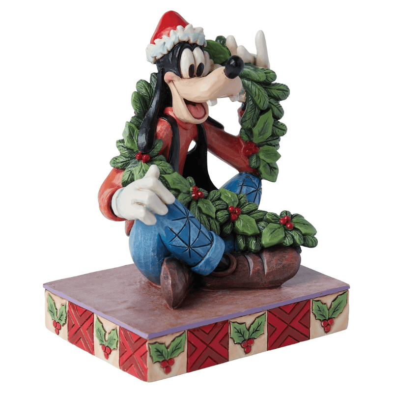 Disney Traditions Goofy Christmas Figurine by Jim Shore